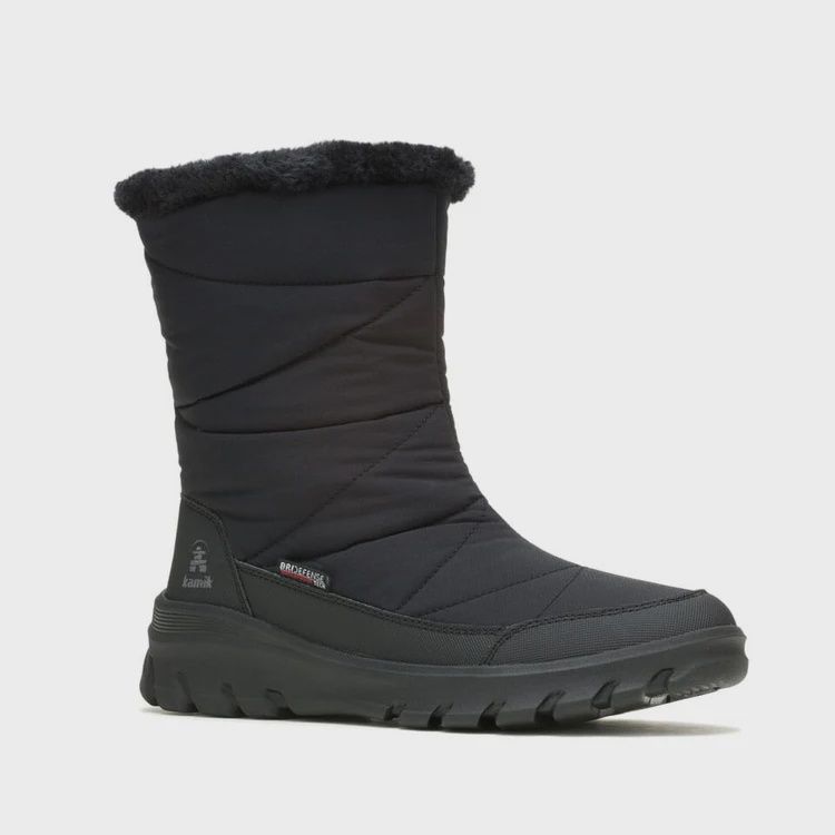 Genfoot/Kamik W'S Snowdon Zip F25, COLOR: BLACK, Size: 6