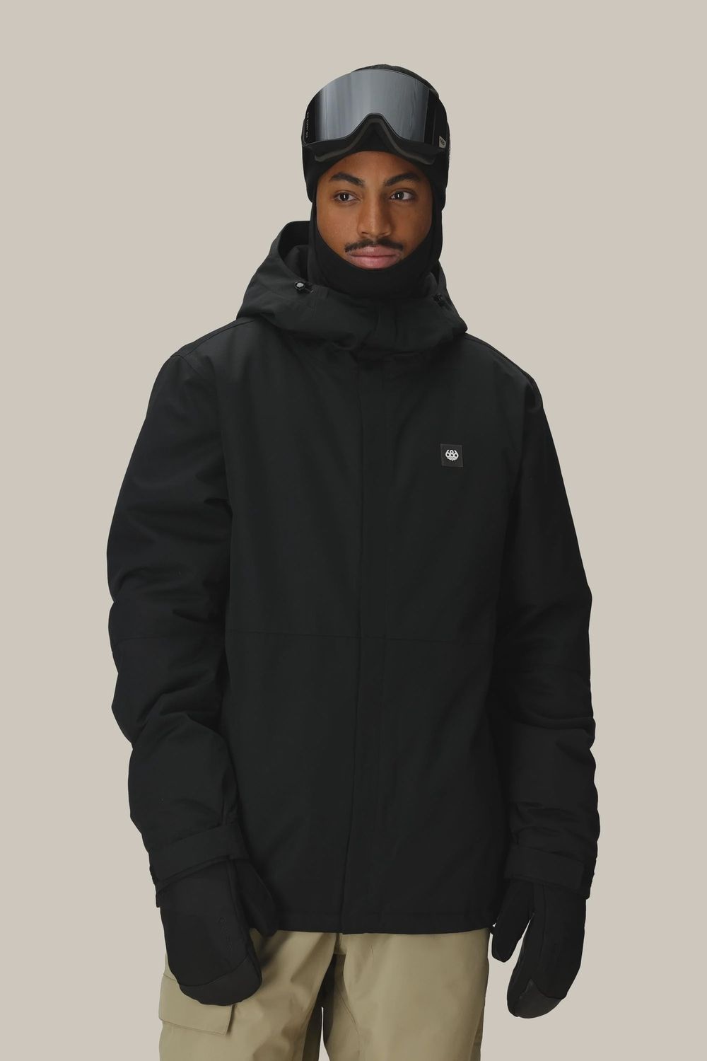 686 M's Foundation Jacket, COLOR: BLACK, Size: SMALL