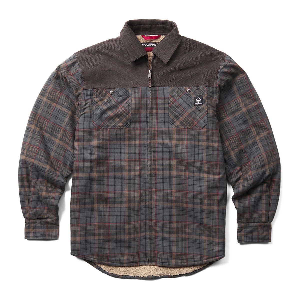 Wolverine M's Marshall III Shirtjacket, COLOR: GRTANITE, Size: MEDIUM