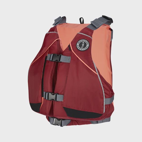 Mustang Survival W's Moxie Life Jacket, COLOR: Merlot/Coral, Size: XL/XXL