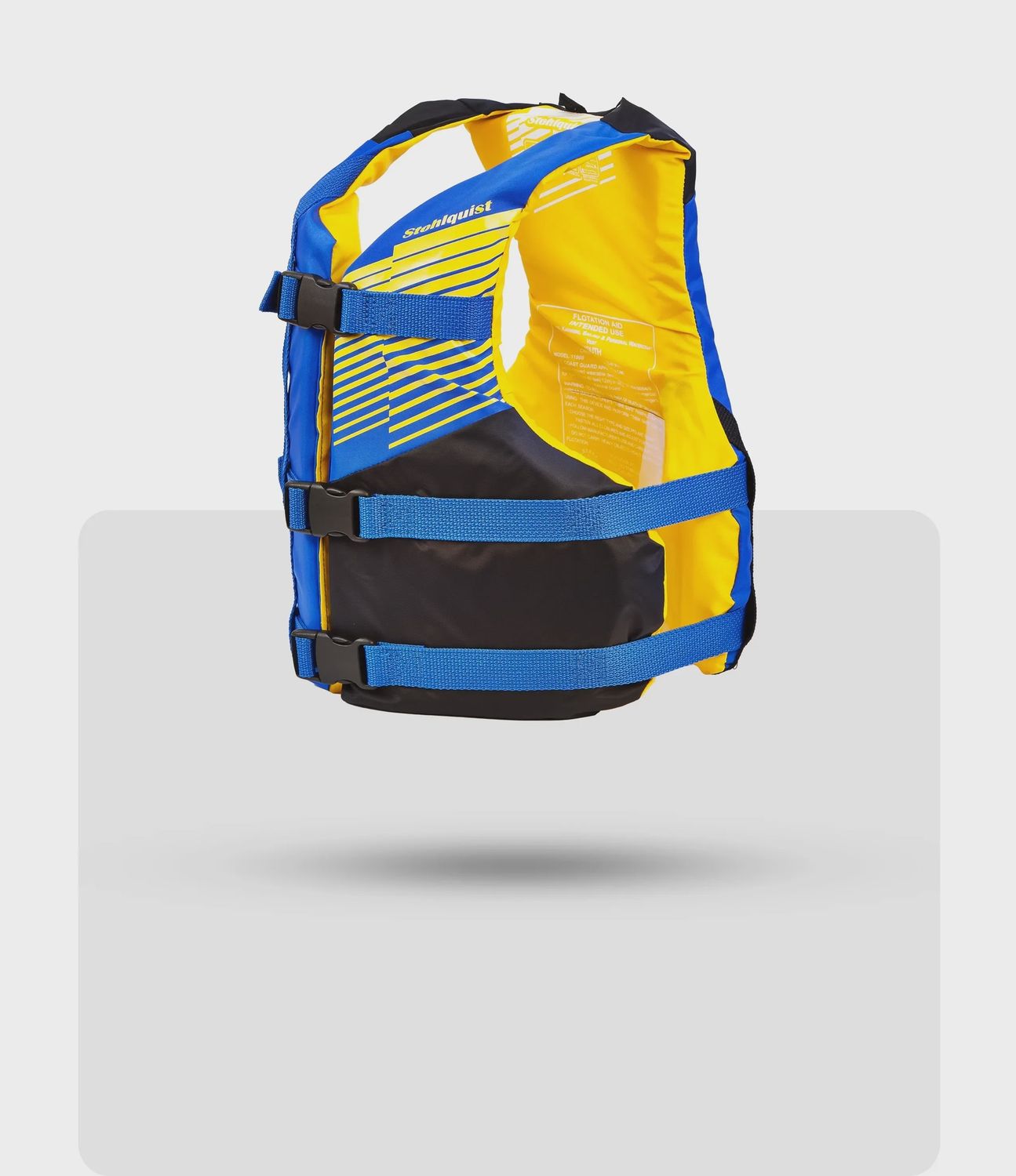 Stohlquist FIT Youth Life Jacket 50-90lbs., COLOR: Blue/Black, Size: Youth