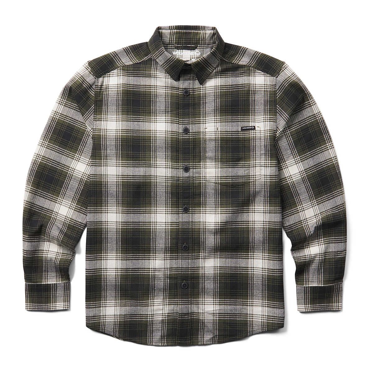 Wolverine M's Re-built Shirt, COLOR: GREEN, Size: MEDIUM