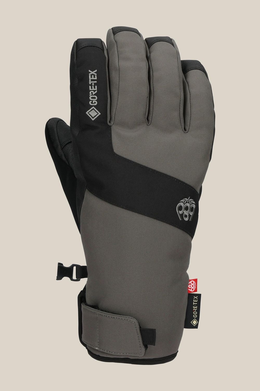 686 M's Gore Linear Glove, COLOR: CHARCOAL, Size: MEDIUM