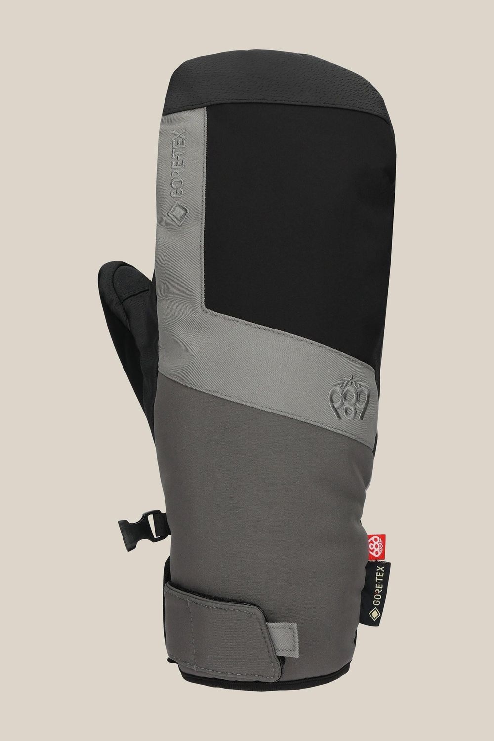 686 M's Gore Linear Mitt, COLOR: CHARCOAL, Size: MEDIUM