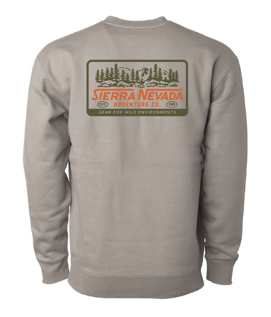 M's Wild Environments Crewneck, COLOR: CEMENT, Size: SMALL
