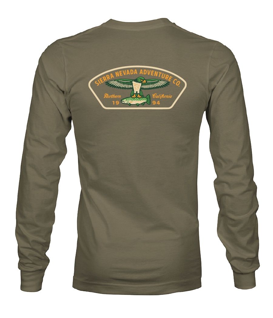 M's Osprey Longsleeve, COLOR: Military Green, Size: SMALL