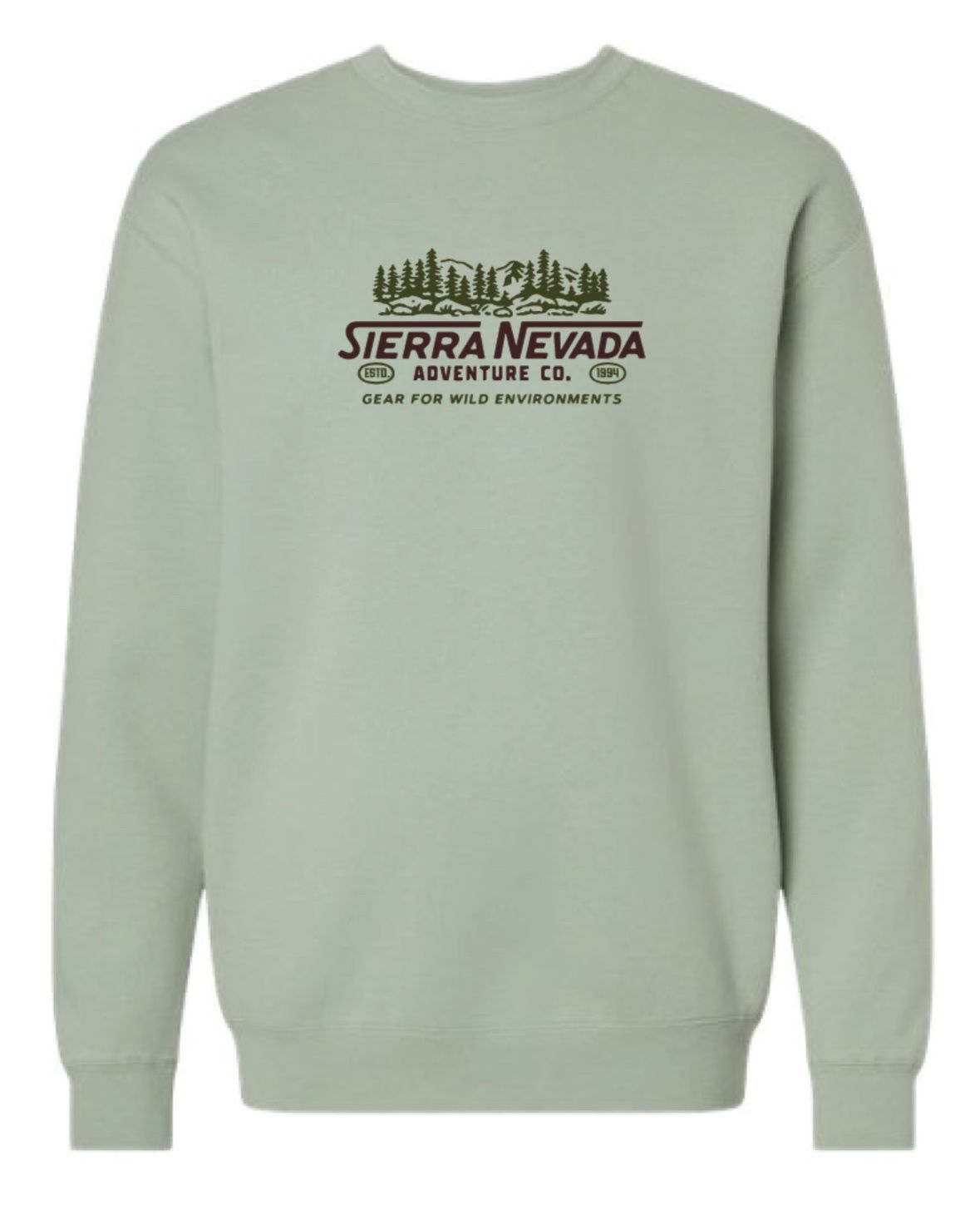 W's Wild Environments Crewneck, COLOR: Dusty Sage, Size: Small