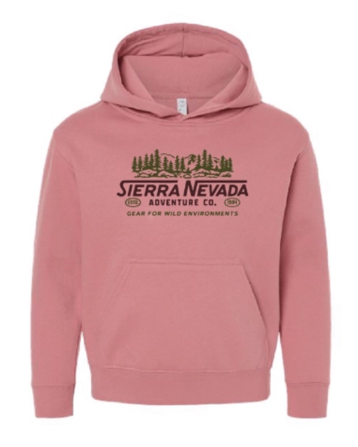 Girl's Wild Environments Hoodie, COLOR: Mauvelous, Size: YSmall