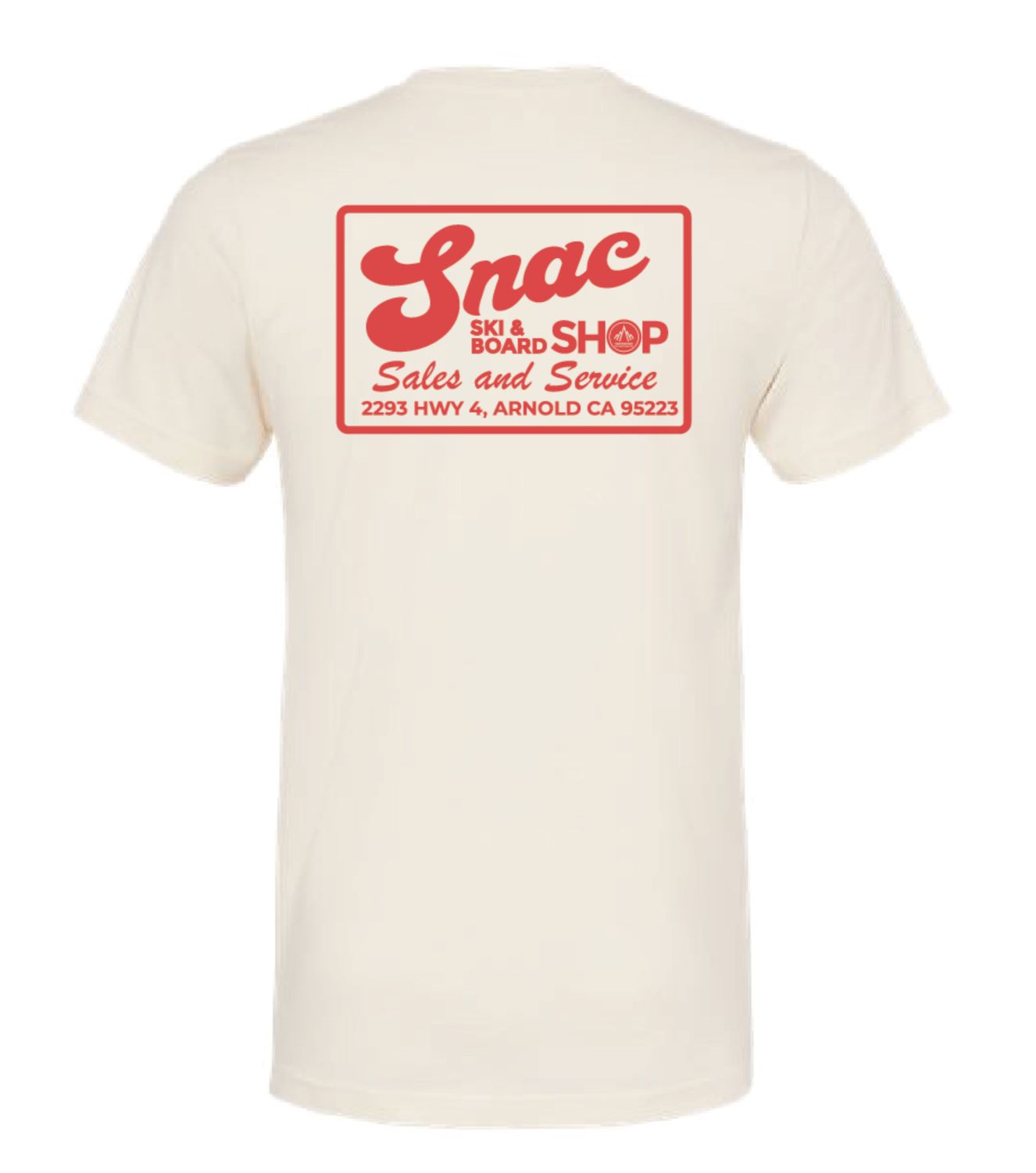 M's SNAC Ski Shop Shortsleeve, COLOR: Heather Natural, Size: Small