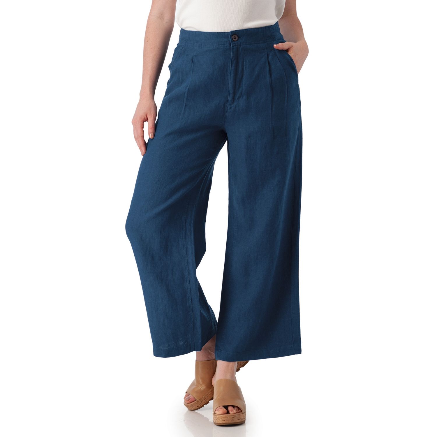 Aventura W's Leni Solid Wide Leg Ankle Pant