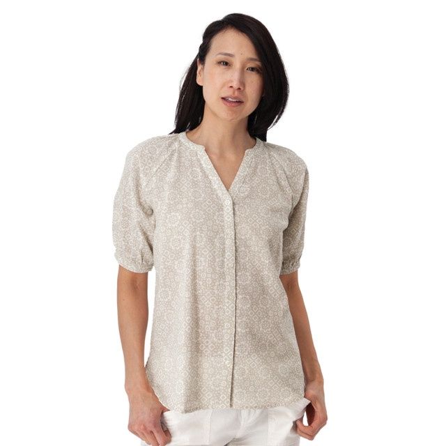 Aventura W's Cassia Elbow Sleeve Print Top, COLOR: Moonstruck, Size: Small