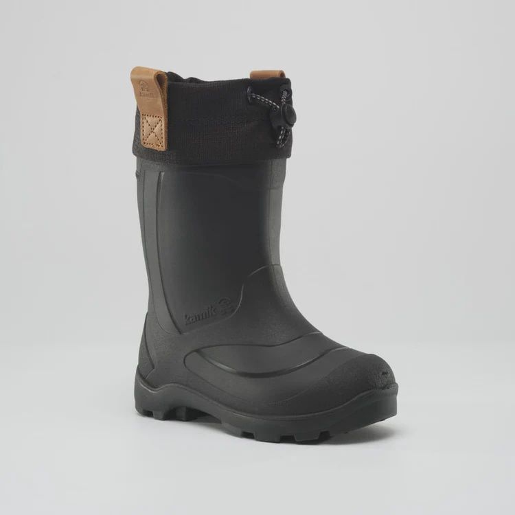 Kamik Kid's Tundra, COLOR: Black, Size: 6