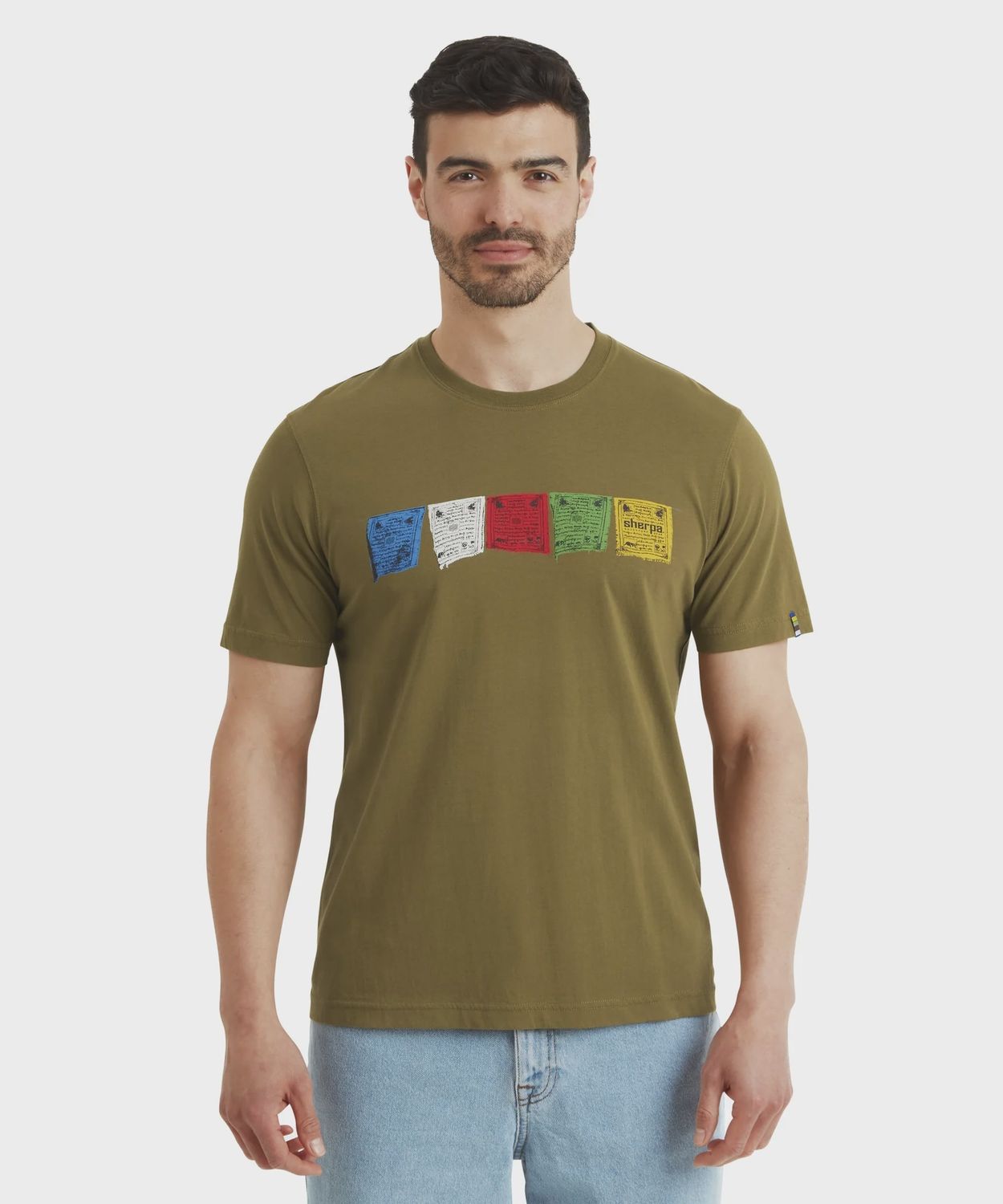 SHERPA M's Tarcho Tee, COLOR: Moss, Size: XL