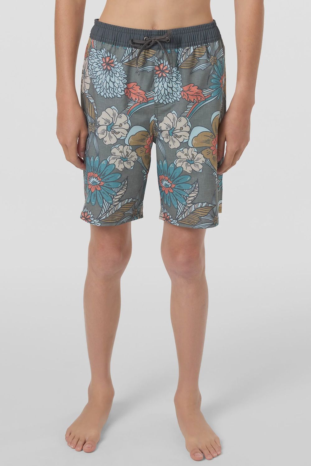 O'NEILL Boy's Hermosa Elastic Waist Lined 16" Swim Trunks