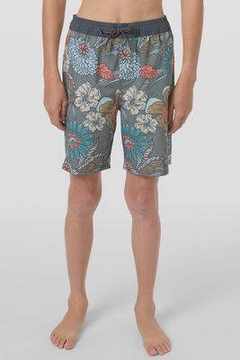 O'NEILL Boy's Hermosa Elastic Waist Lined 16" Swim Trunks