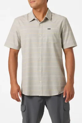 O'NEILL M's UPF Slub Relaxed Fit Shirt
