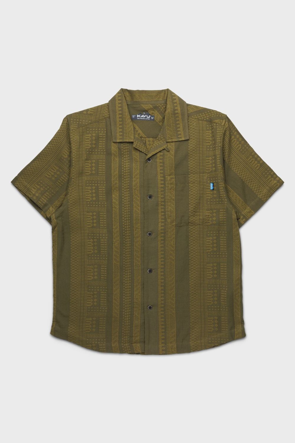 KAVU M's Castaway S/S, COLOR: Kelp, Size: Medium