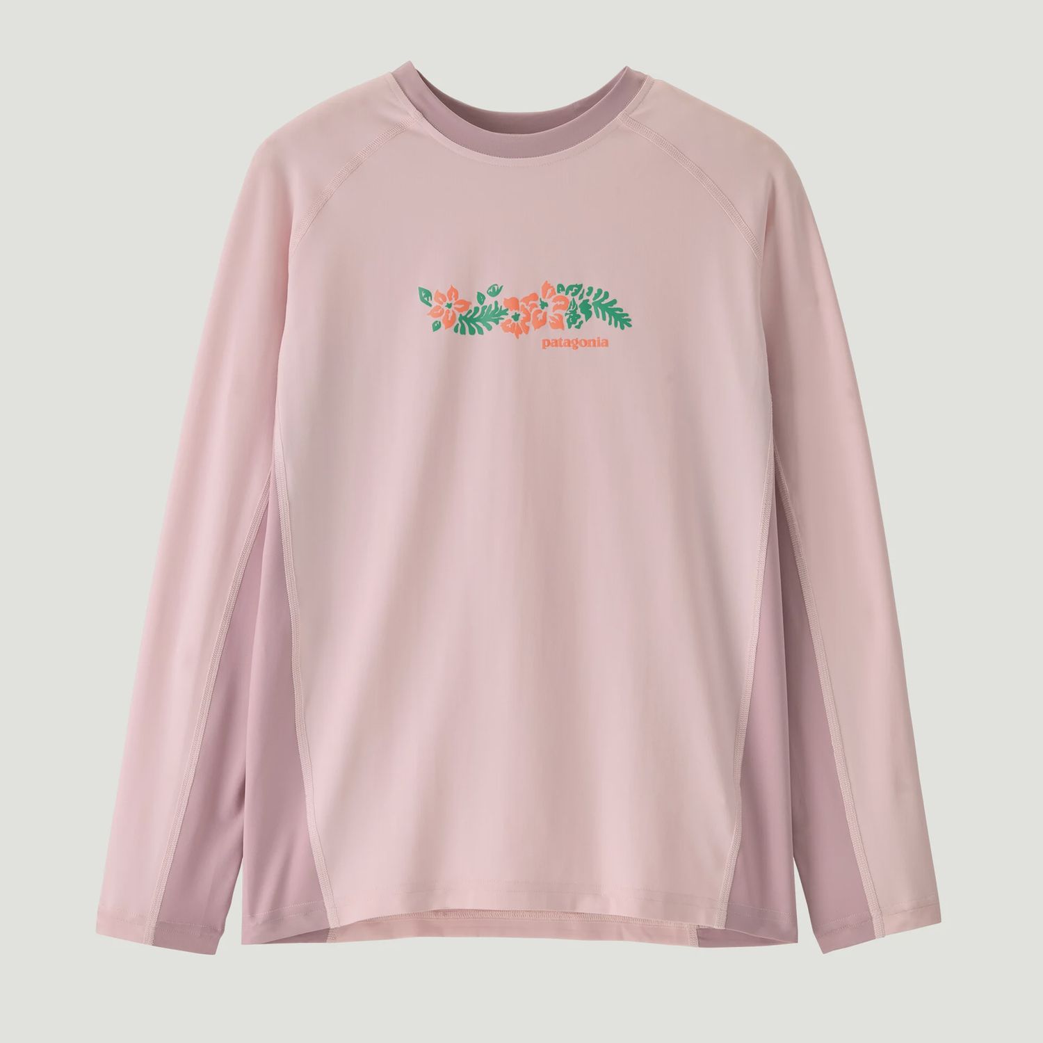 Patagonia Kids' Long-Sleeved Capilene® Silkweight Rashguard, COLOR: Dorsal Pink, Size: XS