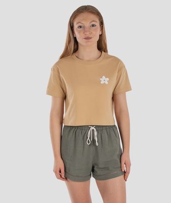 Jetty W's Salty Soul Crop Tee