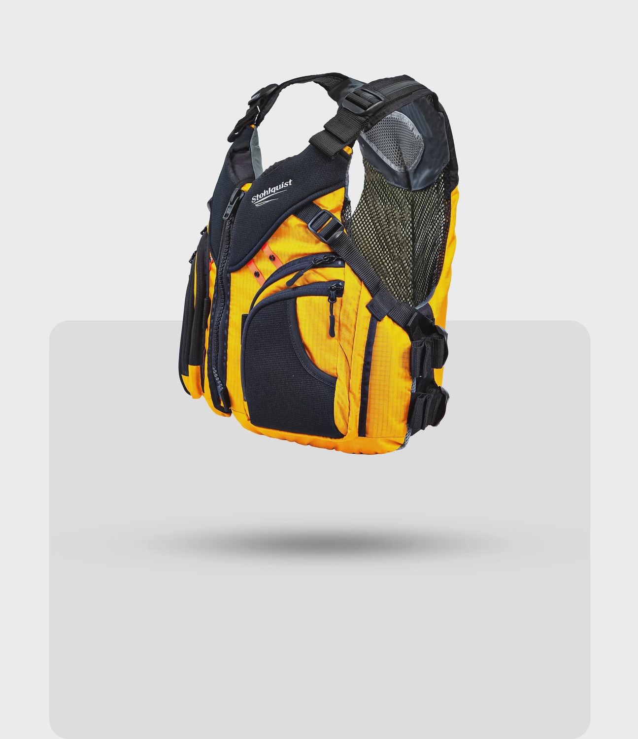 Stohlquist M's Keeper PFD, COLOR: Mango, Size: M - 36" - 40"