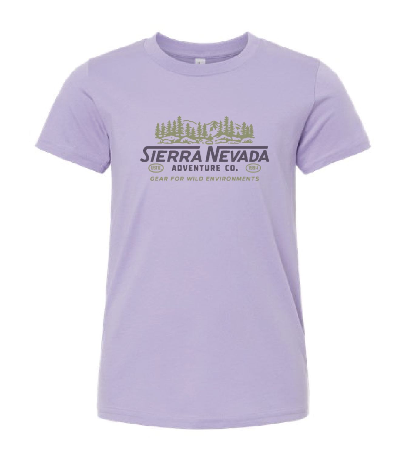 Girls Wild Environments Tee, COLOR: Dark Lavender, Size: YSmall