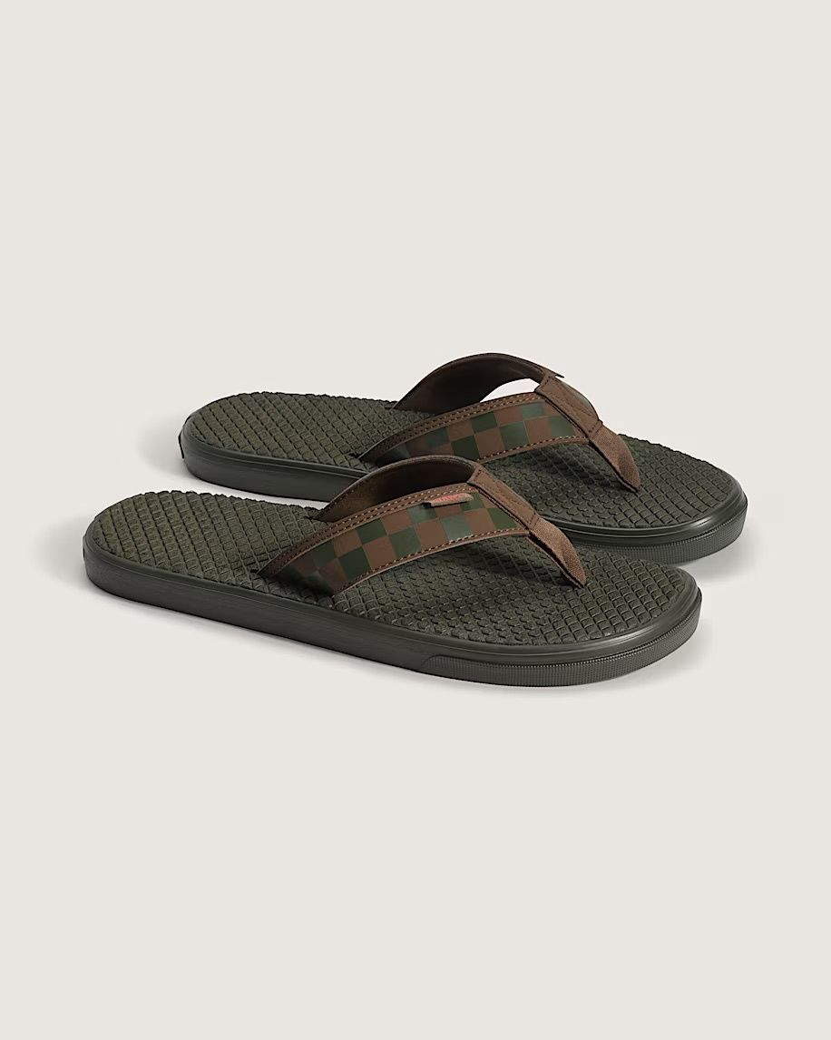 Vans M's La Costa Lite Sandal, COLOR: Obsidian Fern, Size: 8