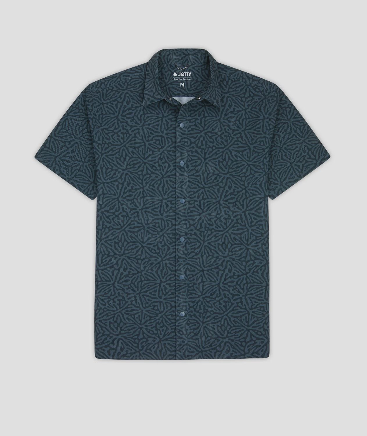 Jetty M's Sandspit Tech Woven Shirt, COLOR: Navy, Size: Medium