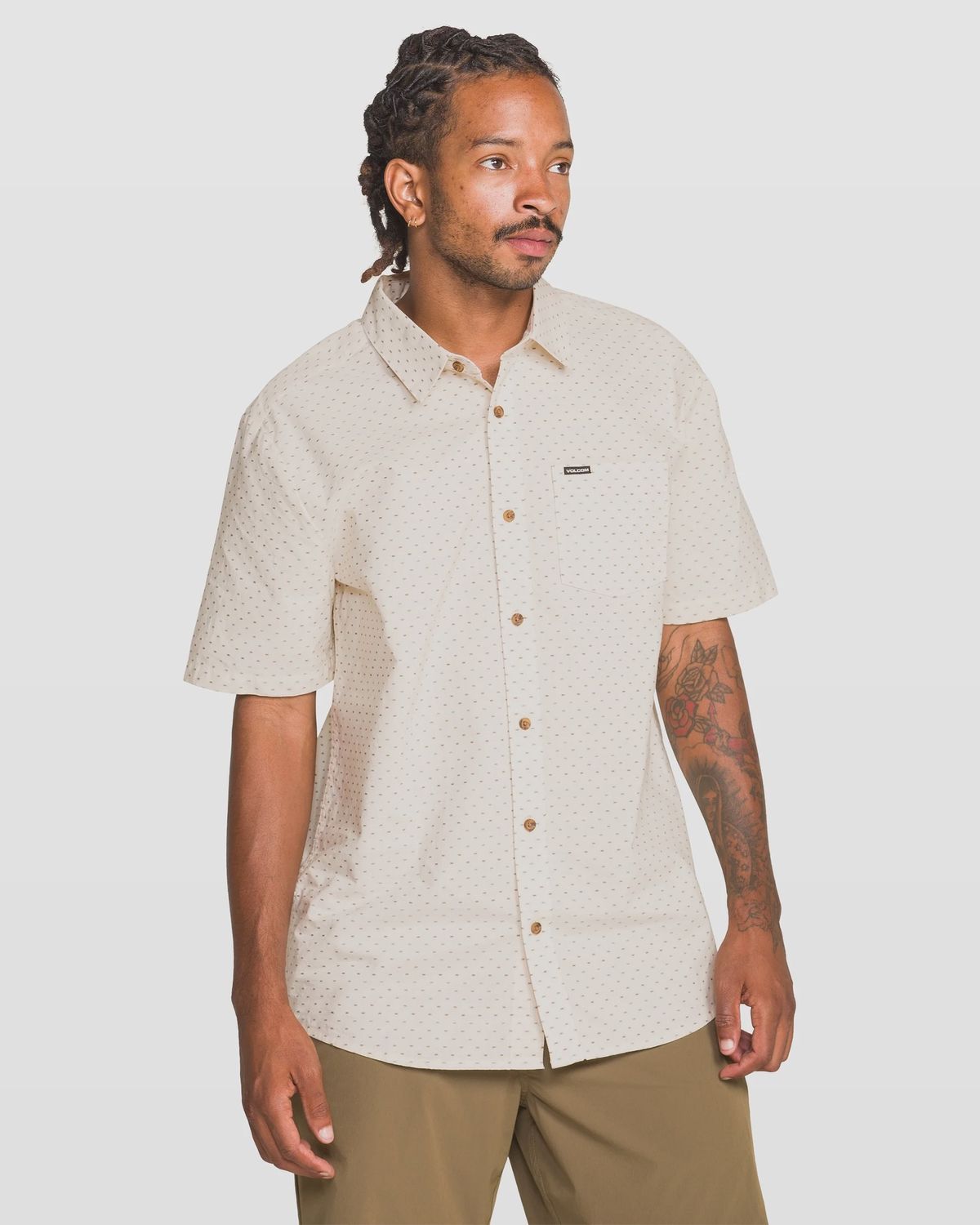 VOLCOM M's Bankstone II Short Sleeve Shirt