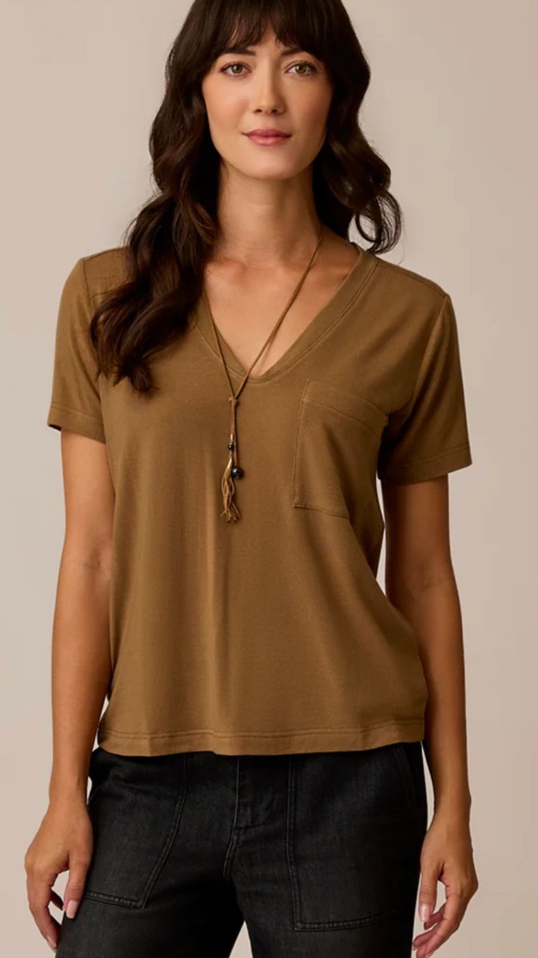 Carve Designs W's Lea Tissue V-Neck F26