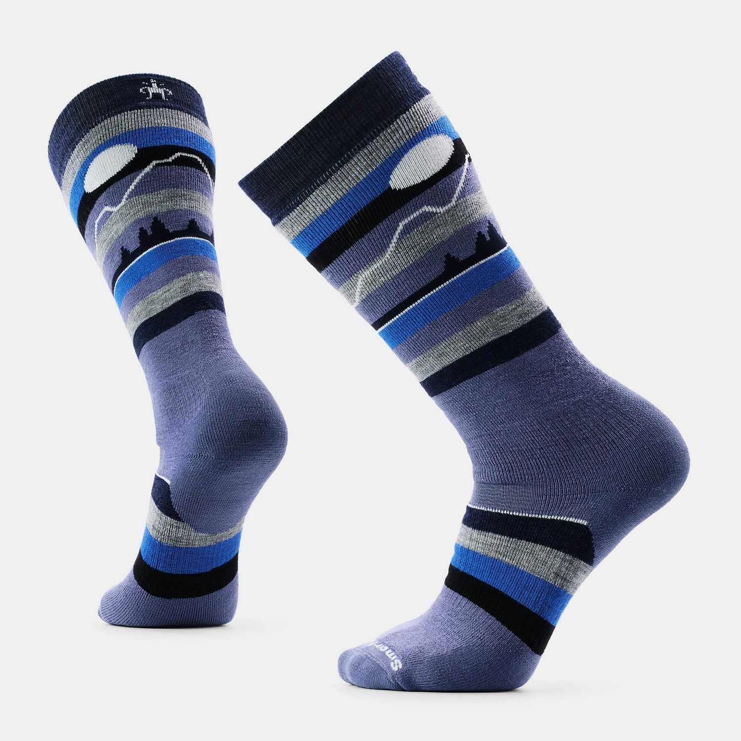 Smartwool Snowboard Full Cushion Cold Canyon OTC Socks, COLOR: P43 Nightfall Blue, Size: Medium
