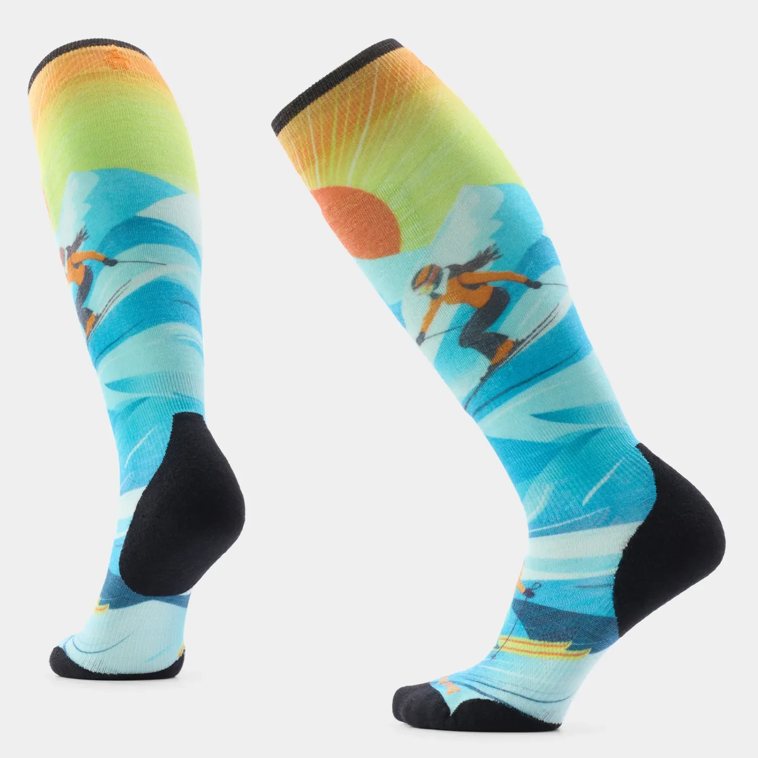 Smartwool W's Ski Targeted Cushion Steep Days Print OTC Socks Smartwool W's Ski Targeted Cushion Steep Days Print OTC Socks