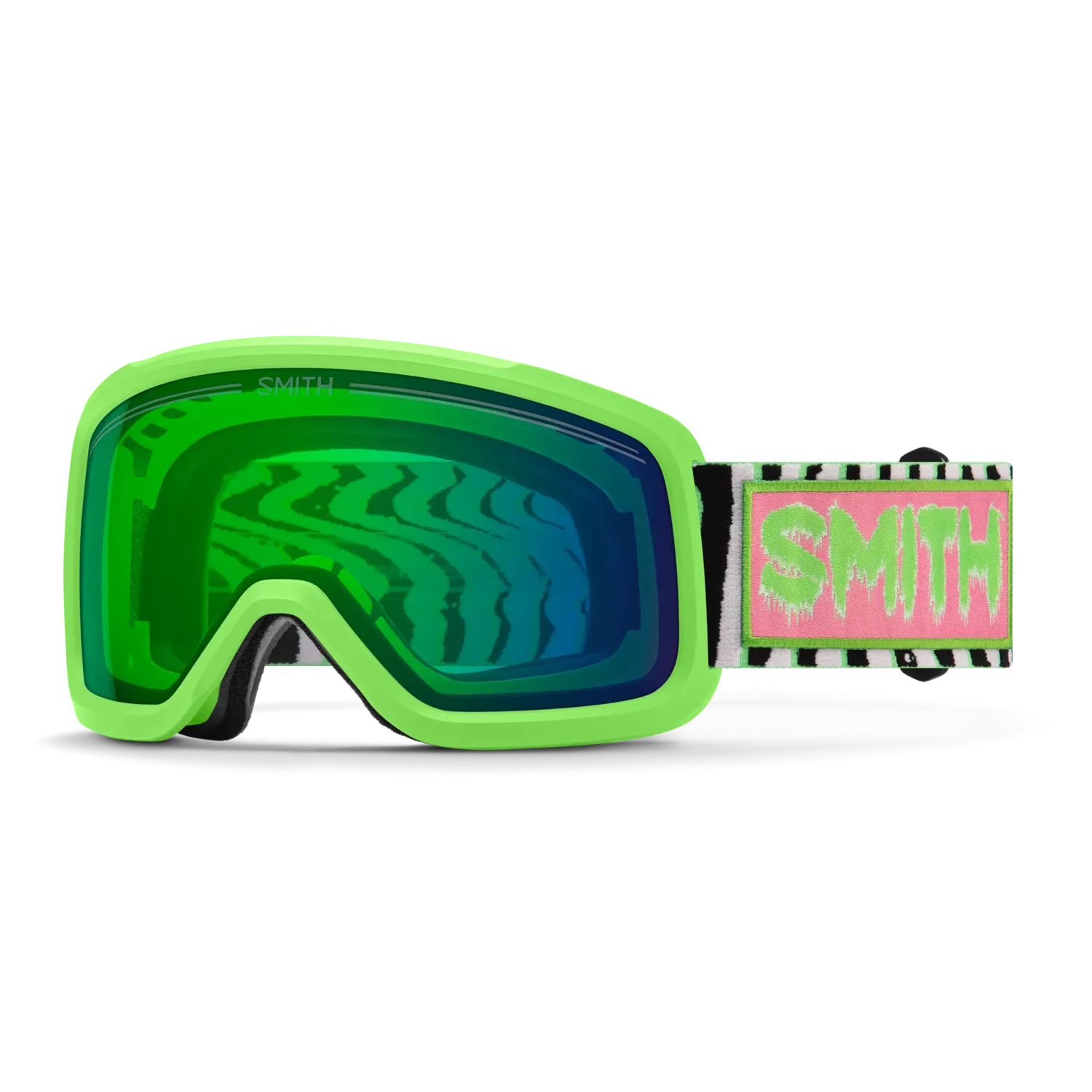 SMITH Shakedown / Slime Static Shag, SPARE LENS: Yellow, STOCK LENS: ChromaPop Everyday Green Mirror