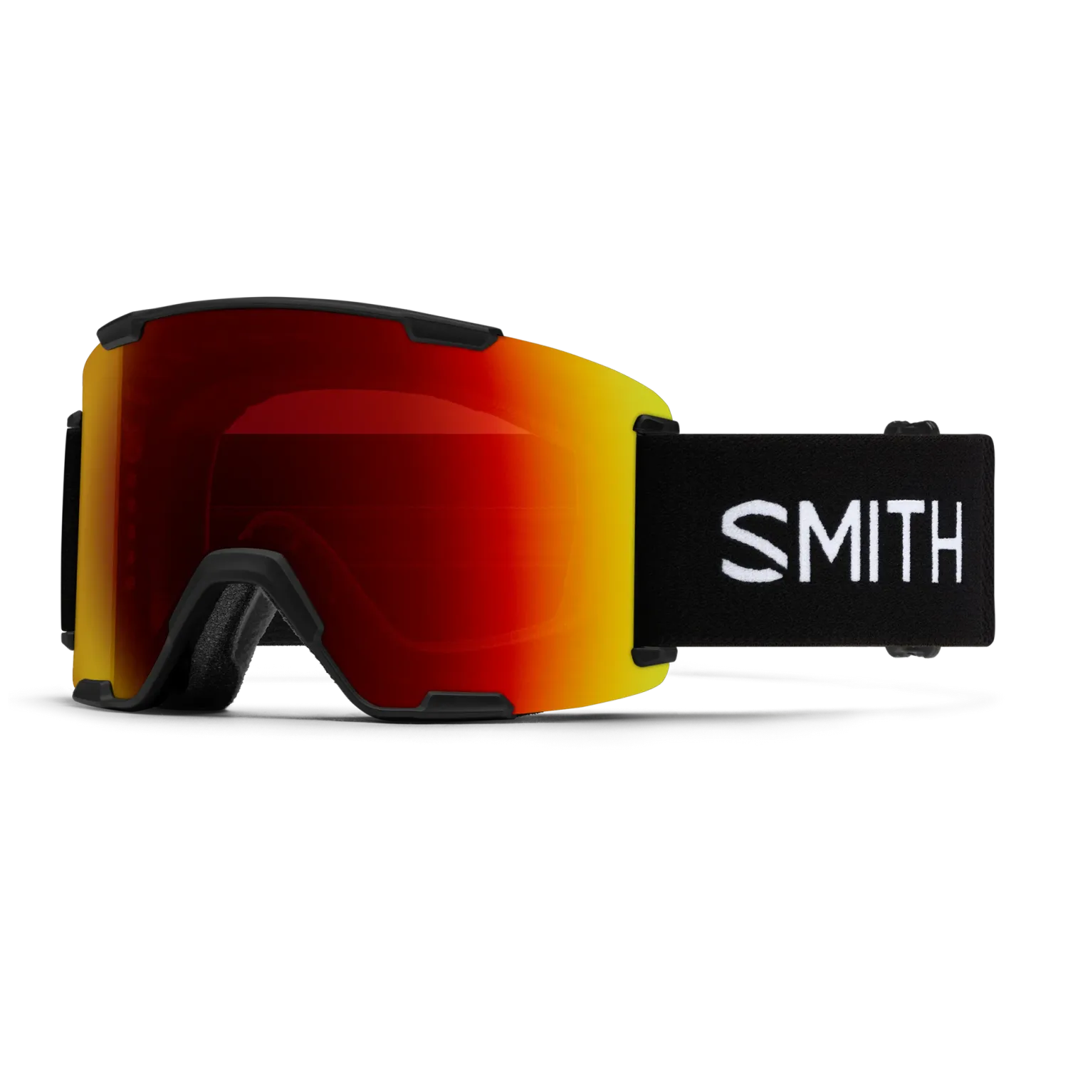 SMITH Stash XL / Black and Red, SPARE LENS: ChromaPop Storm Yellow Flash, STOCK LENS: ChromaPop Sun Red Mirror