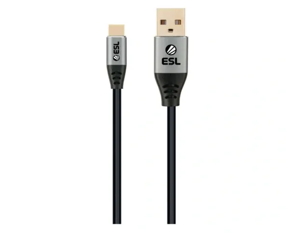 ESL Sladd USB till USB-C 4 m – Svart