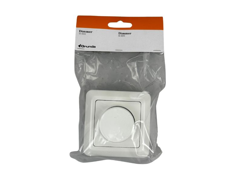 Grunda Dimmer 50–300 W 1 pol - Utanpåliggande