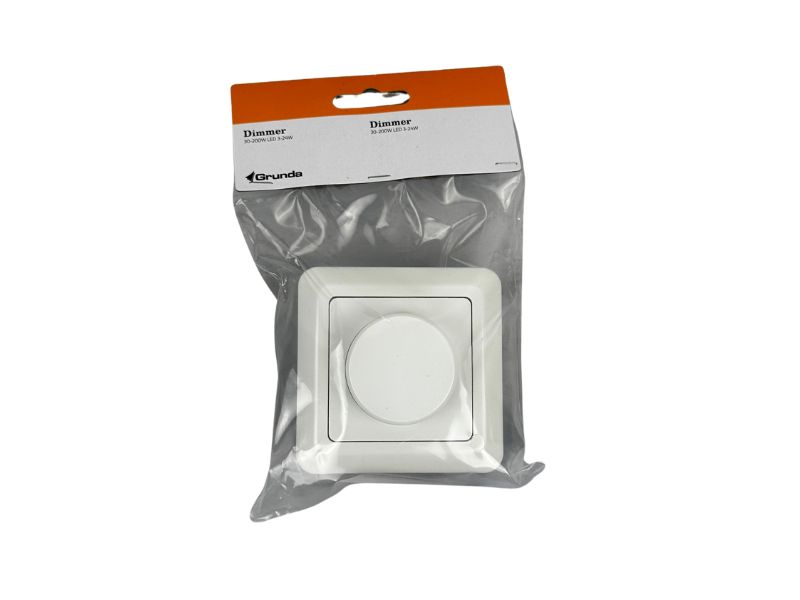 Grunda Dimmer, 30-200 W LED 3–24 W – Infälld