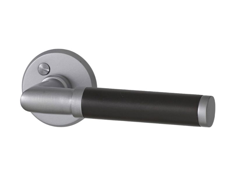 HVID Innerdörrhandtag Gunvor – Mattkrom / Svart