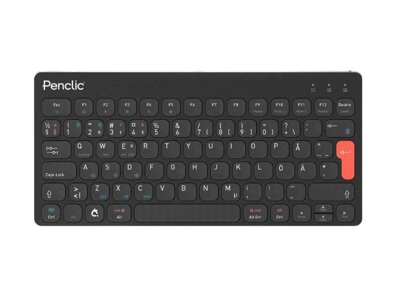 Penclic KB3 Minitangentbord – Bluetooth, Svart