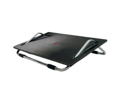 Twinco Fotstöd ergonomiskt Svart/Krom