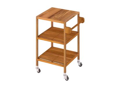 INTERBUILD Serveringsvagn Holger QUATTRO - Golden Teak