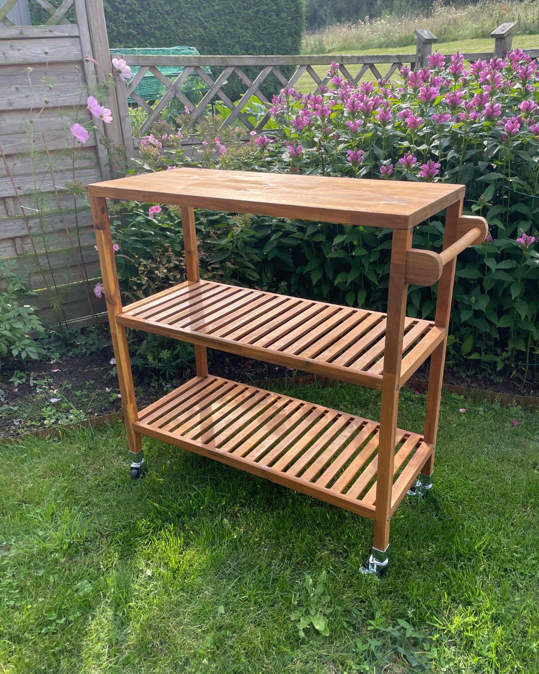 INTERBUILD Köksvagn Holger TURBO Golden Teak