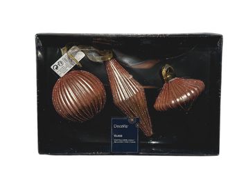 Decoris Julgransdekorationer 3-pack Brons