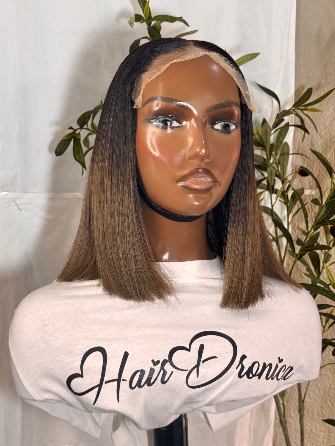 10&quot; Everyday bob + Brown Tips