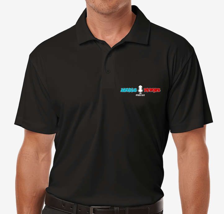 Angels & Demons Next Level Men's Embroidered Polo Shirt