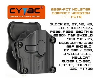 Cytac Compact Mega-Fit Holster