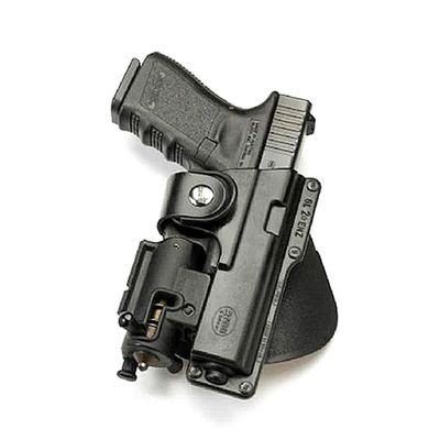 Glock 19 Fobus Tactical Holster with light and paddle mount
