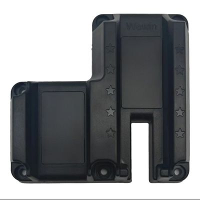 Compact magnetic gun holder with pistol and mag slots