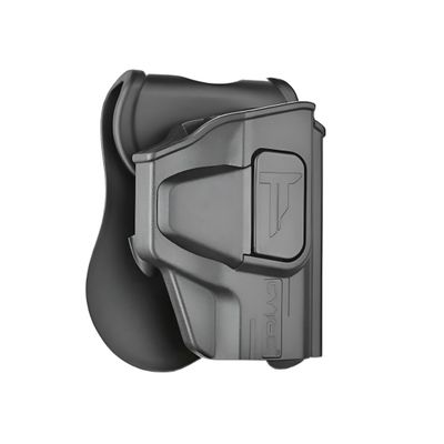 1911 3 inch compact OWB level 2 retention holster Cytac R-Defender