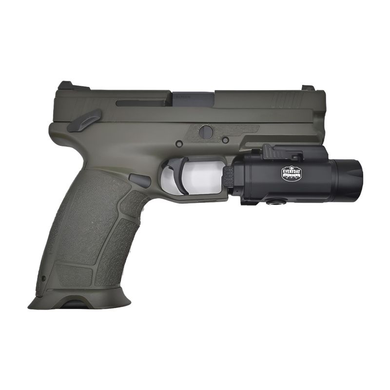 1500 lumen rechargeable full-size rail-mounted light with magnetic charging