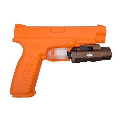 Bronze Full Size 1500 Lumen Rechargeable Light Green Laser Combo